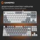 Клавиатура GamePro Genesis Metallic Outemu Red Swithes USB White (MK110W)