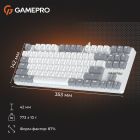 Клавіатура GamePro Genesis Metallic Outemu Red Swithes USB White (MK110W)