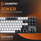 Клавіатура GamePro Genesis Joker Outemu Red Swithes USB Gray (MK124G)