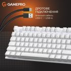 Клавіатура GamePro Genesis Joker Outemu Red Swithes USB White (MK124W)