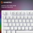 Клавіатура GamePro Genesis Joker Outemu Red Swithes USB White (MK124W)