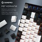 Клавіатура бездротова GamePro Asgard Valhalla QLAB Sakura Switch Black (MK160-B-QS-PRO)