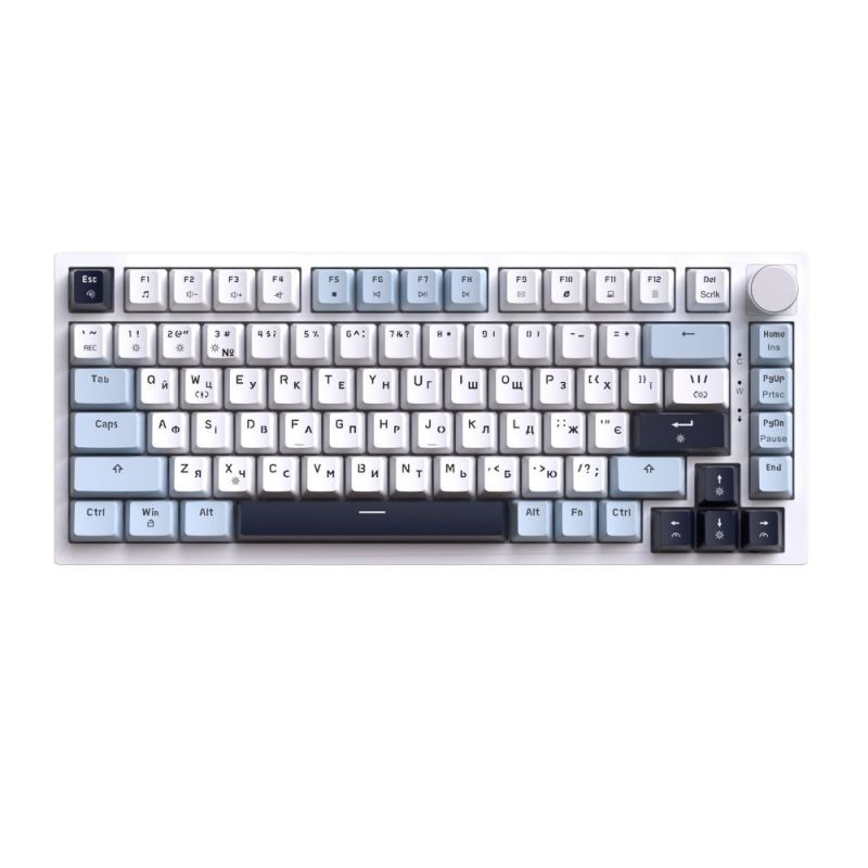 Клавиатура GamePro MK160 V2 Warden QLAB Sakura White (MK160-V2-BL-QS)