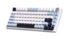 Клавіатура GamePro MK160 V2 Warden QLAB Sakura White (MK160-V2-BL-QS)