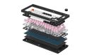 Клавіатура GamePro MK160 V2 Warden QLAB Sakura White (MK160-V2-BL-QS)