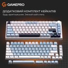 Клавіатура GamePro MK160 V2 Warden QLAB Sakura White (MK160-V2-BL-QS)