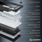 Клавиатура беспроводная GamePro Asgard Valhalla Pro Black (MK160B-D-Pro)