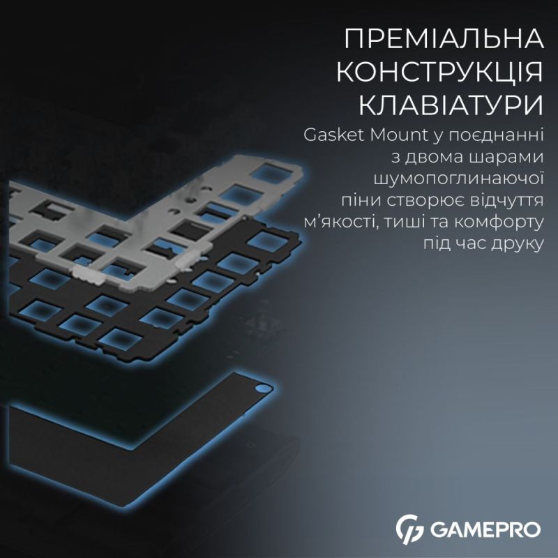 Клавіатура GamePro Asgard Valhalla Max USB Black (MK160B Max)