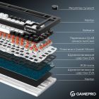 Клавіатура бездротова GamePro Asgard Valhalla Black (MK160B Pro)