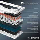 Клавиатура беспроводная GamePro Asgard Valhalla White (MK160W Pro)