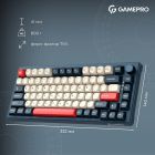 Клавиатура беспроводная GamePro Asgard Yord Keychron Super Red Switch Blue (MK266BL)