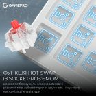 Клавиатура беспроводная GamePro Asgard Ragnar Keychron Super Red Switch White (MK285WH)
