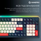 Клавиатура беспроводная GamePro Asgard Drakkar Keychron Super Red Switch Blue (MK305BL)