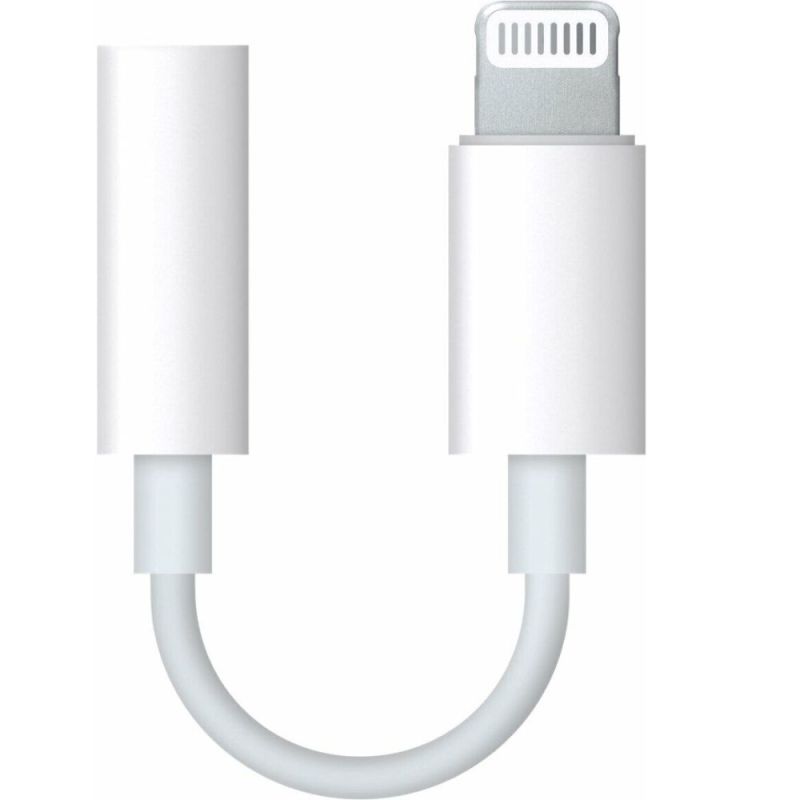 Адаптер Apple Lightning - 3.5 mm (M/F) A1749 White (MMX62) OEM (MMX62-OEM)