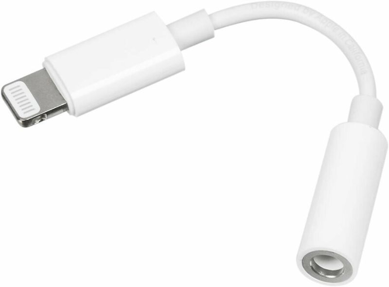 Адаптер Apple Lightning - 3.5 mm (M/F) A1749 White (MMX62) OEM (MMX62-OEM)