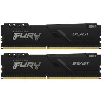 Модуль памяти DDR4 2x16GB/3200 Kingston Fury Beast Black (KF432C16BB1K2/32)