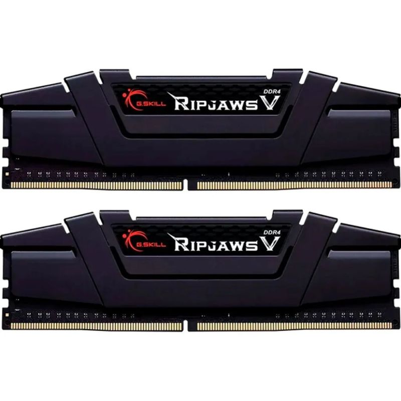 Модуль памяти DDR4 2x32GB/3200 G.Skill Ripjaws V Black (F4-3200C16D-64GVK)