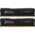 Модуль памяти DDR4 2x32GB/3200 Kingston Fury Beast Black (KF432C16BBK2/64)