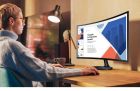 Монiтор Samsung 24" Essential S3 LS24D360 VA Black Curved 100Hz (LS24D360GAIXUA)