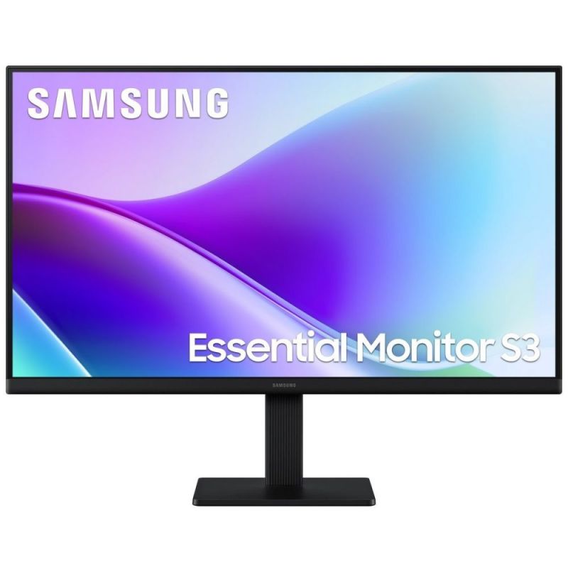 Монитор Samsung 24" Essential S3 LS24F320 IPS Black 120Hz (LS24F320GAIXUA)