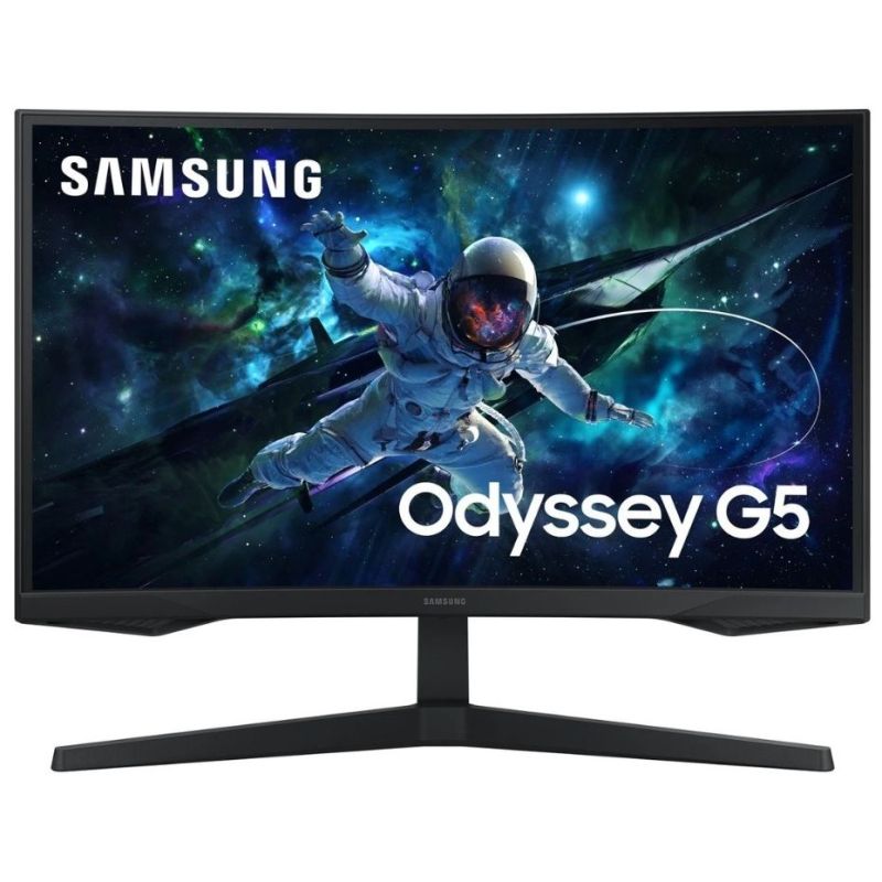 Монитор Samsung 27" Odyssey G5 S27CG550 Black VA Black Curved 165Hz (LS27CG550EIXUA)