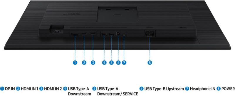 Монитор Samsung 27" S27D400 IPS Black 100Hz (LS27D400GAIXUA)