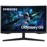 Монiтор Samsung 32" Odyssey G5 S32CG550 Black VA Black (LS32CG550EIXUA)