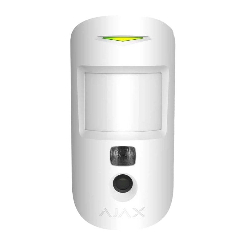 Бездротовий оповіщувач руху з камерою Ajax MotionCam HDR White (117744.307.WH1) (MotionCam HDR white)