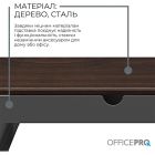Підставка для монітора OfficePro Dark Wood/Black (MR164DW)