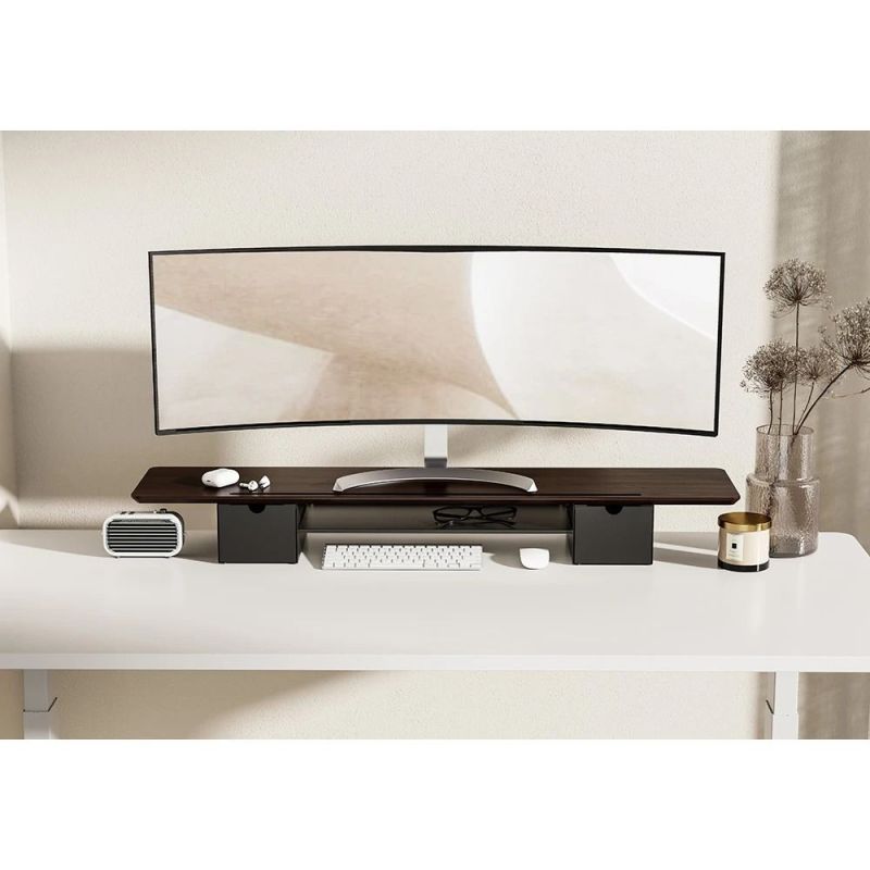 Подставка для монитора OfficePro Dark Wood/Black (MR177DW)