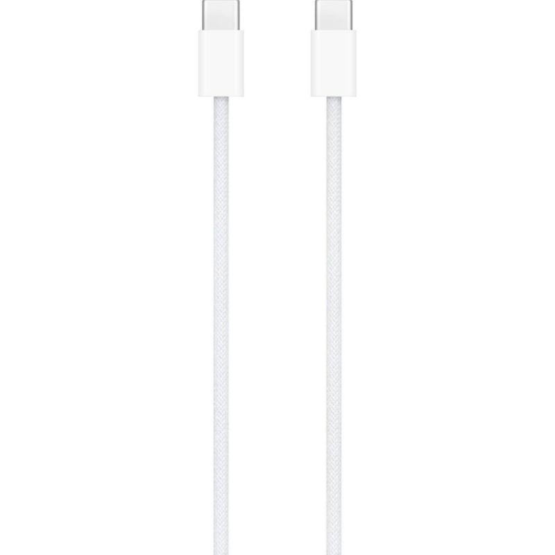 Кабель Apple Woven Charge USB Type-C - USB Type-C (M/M), 1 м, White (MW493ZM/A)