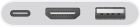 Адаптер Apple Multiport Adapter USB Type-C - USB + USB Type-C + HDMI (M/F) White (MW5M3ZM/A)