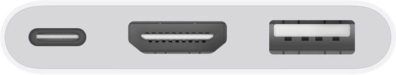 Адаптер Apple Multiport Adapter USB Type-C - USB + USB Type-C + HDMI (M/F) White (MW5M3ZM/A)