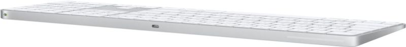 Клавиатура беспроводная Apple Magic Keyboard with Touch ID and Numeric Keypad for Mac with Apple silicon Ukrainian White (MXK73UA/A)