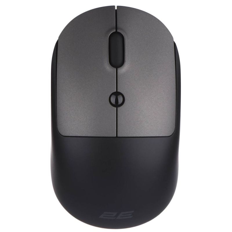 Миша бездротова 2E MF218 Silent Black/Gray  (2E-MF218WBG)