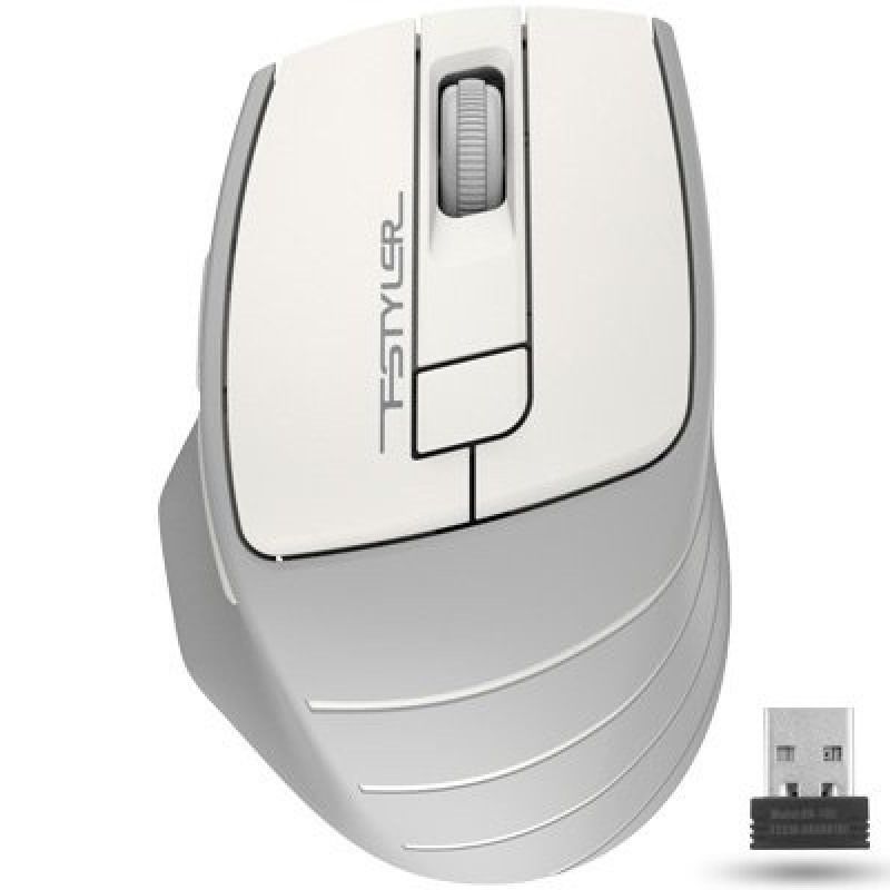 Мышь беспроводная A4Tech FG30S Grey/White (FG30S (Grey+White))