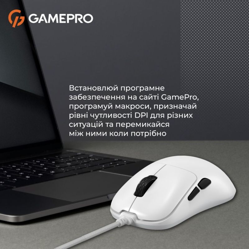Миша GamePro White (GM690W)