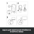 Мышь беспроводная Logitech M185 Grey (910-002238)