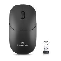 Мышь беспроводная REAL-EL RM-311 W Black (EL123200041)