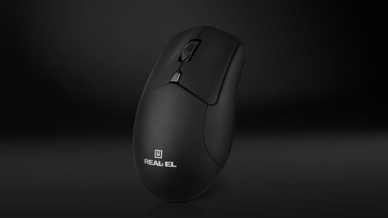 Миша бездротова REAL-EL RM-460W Black (EL123200048)
