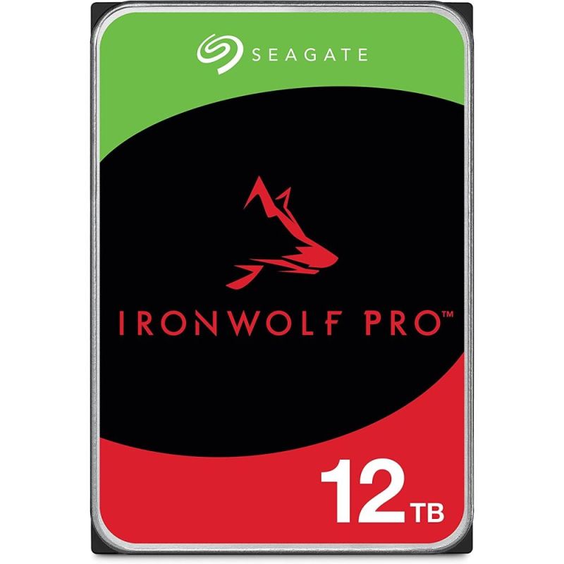 Накопитель HDD SATA 12.0TB Seagate IronWolf Pro 7200rpm 256MB (ST12000NT001)