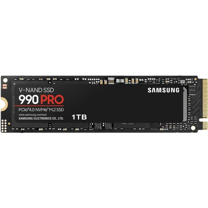 Накопитель SSD 1ТB Samsung 990 PRO M.2 2280 PCIe 4.0 x4 NVMe V-NAND TLC (MZ-V9P1T0BW)
