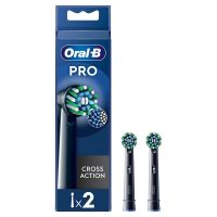 Насадка для зубной электрощетки Braun Oral-B Pro Cross Action Black EB50BRX (2 шт) (Pro Cross Action Black EB50BRX (2))