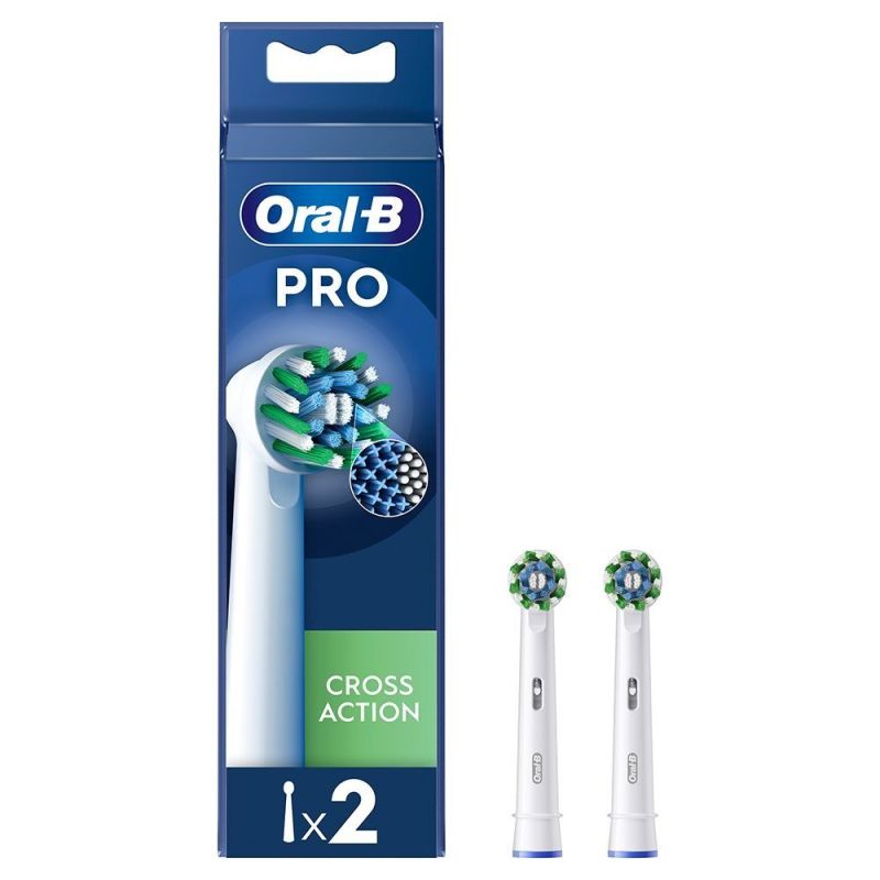 Насадка для зубної електрощітки Braun Oral-B Pro Cross Action EB50RX (2 шт.) (Oral-B Pro Cross Action EB50RX (2))