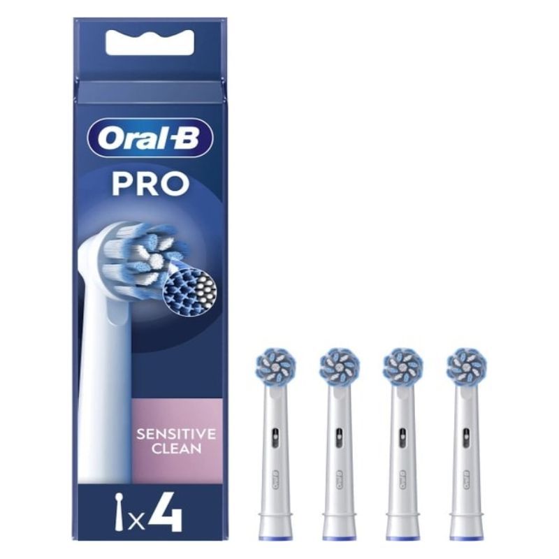 Насадка для зубной электрощетки Braun Oral-B Pro Sensitive Clean EB60X (4 шт) (Oral-B Pro Sensitive Clean EB60X (4))