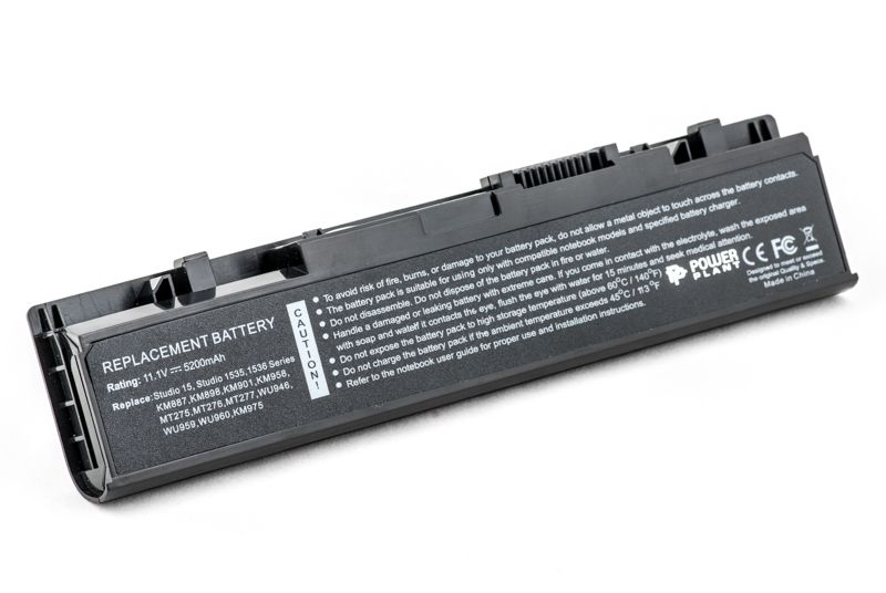 Акумулятор PowerPlant для ноутбуків DELL Studio 1535 (WU946, DE 1537 3S2P) 11.1V 5200mAh (NB00000051)