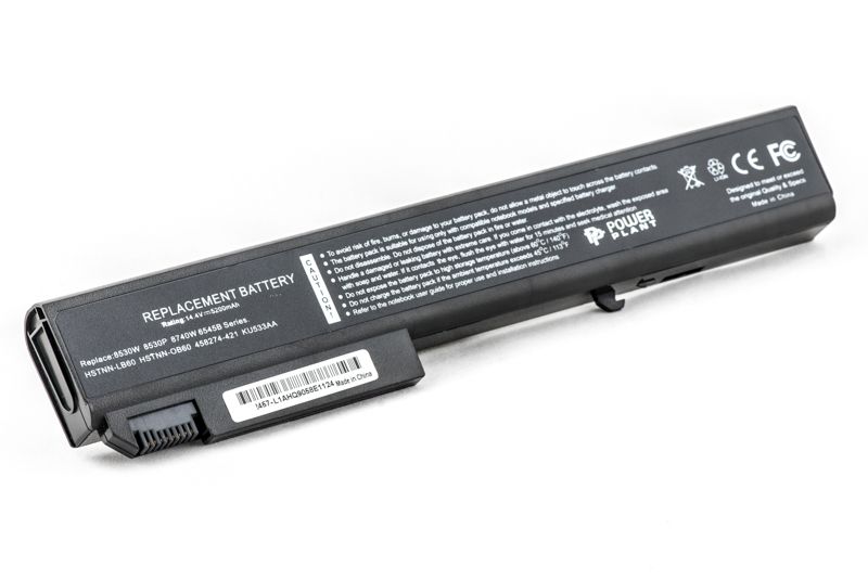 Акумулятор PowerPlant для ноутбуків HP EliteBook 8530 (HSTNN-LB60, H8530) 14.4V 5200mAh (NB00000127)