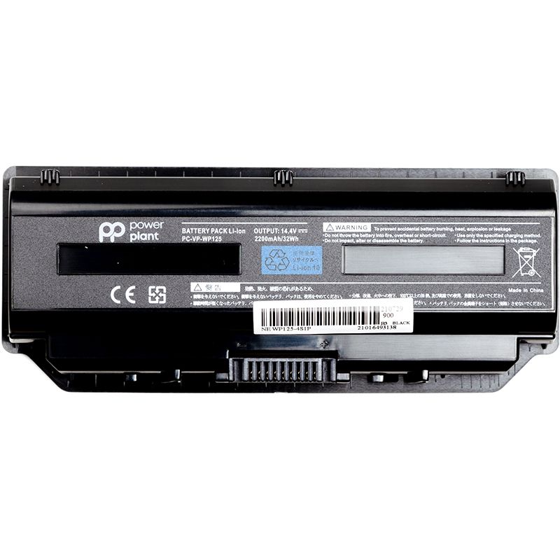 Акумулятор PowerPlant для ноутбуків NEC PC-VP-WP125 (WP125-4S1P) 14.4V 2200mAh (NB400096)