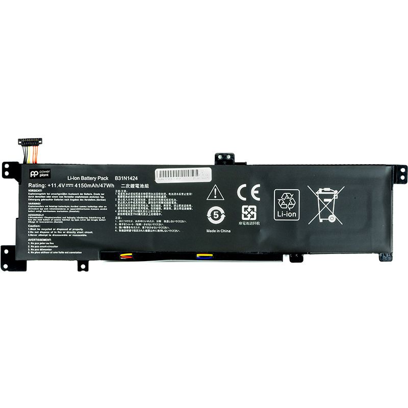 Аккумулятор PowerPlant для ноутбуков ASUS A401L (B31N1424) 11.4V 4150mAh