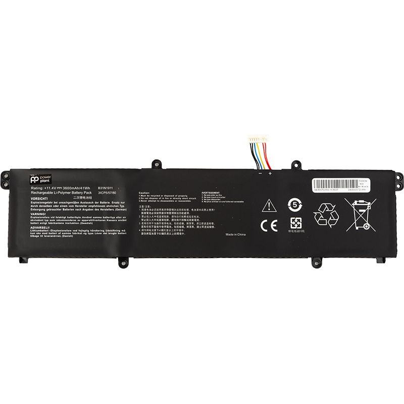 Акумулятор PowerPlant для ноутбуків ASUS VivoBook Flip 14 (B31N1911) 11.4V 3600mAh (NB431922)